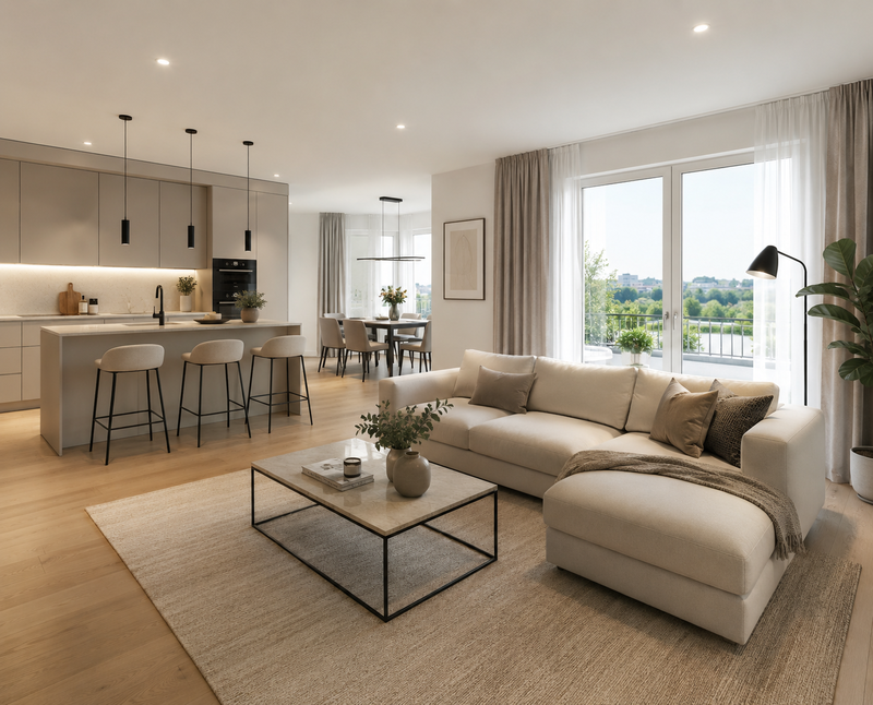 Immobilienfotografie Innen Seite